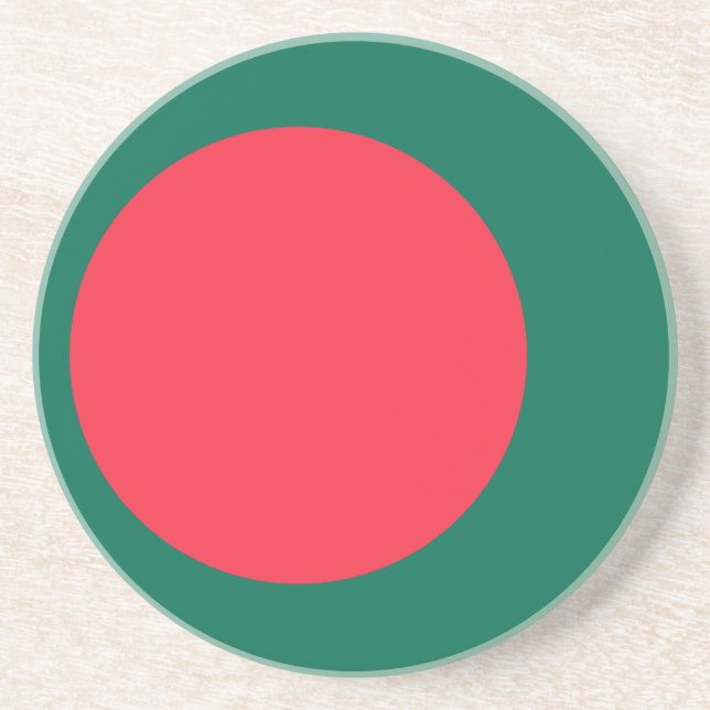 Underlägg med Flagga Bangladesh (Framsidan)