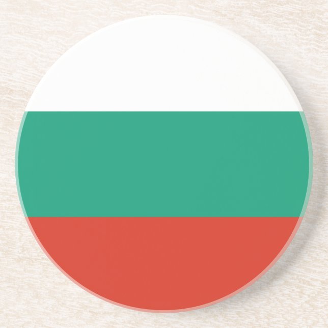 Underlägg med Flagga Bulgarien (Framsidan)