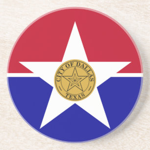 Underlägg med Flagga Dallas, Texas, USA