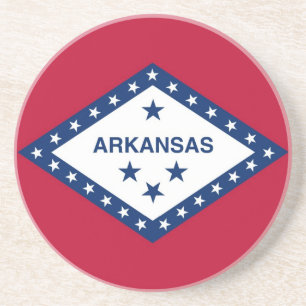 Underlägg med Flagga från Arkansas, Förenta stater