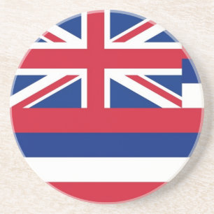Underlägg med Flagga från Hawaii, Förenta staterna Sandsten