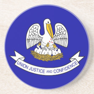 Underlägg med Flagga från Louisiana, Förenta state