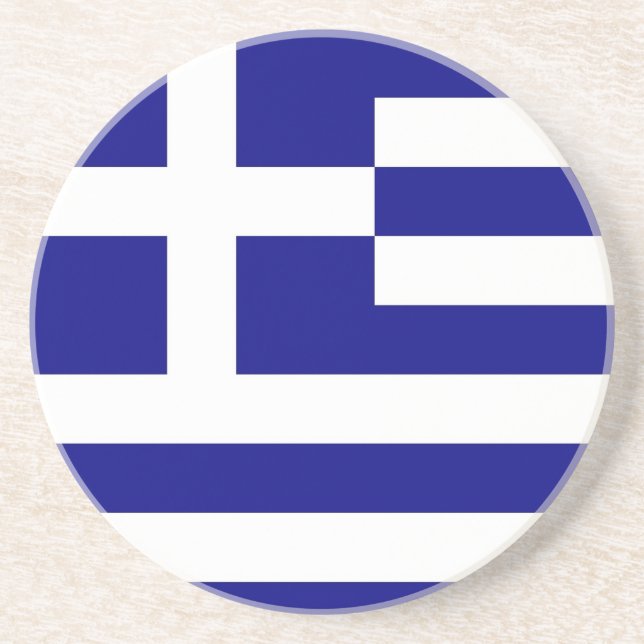 Underlägg med Flagga Grekland (Framsidan)