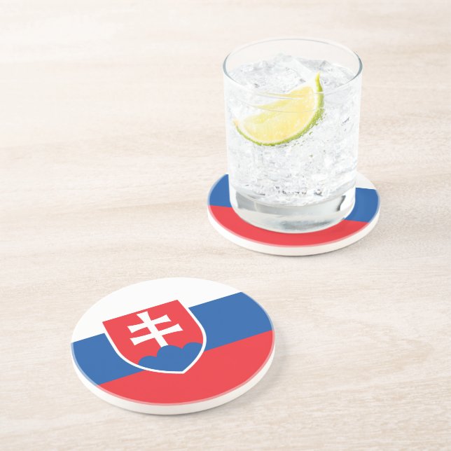 Underlägg med Flagga i Slovakien (Sidan)