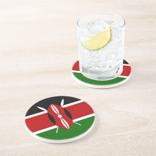 Underlägg med Flagga Kenya