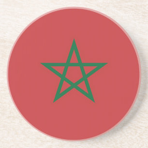 Underlägg med Flagga Marocko