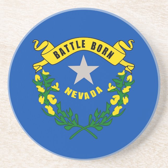 Underlägg med Flagga Nevada, Förenta staterna (Framsidan)