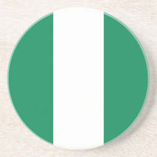 Underlägg med Flagga Nigeria