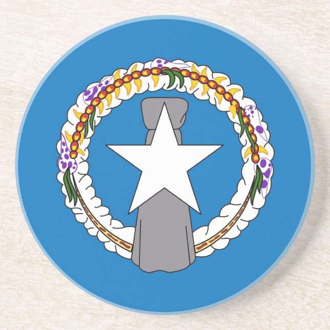Underlägg med Flagga Nordmariana (Framsidan)