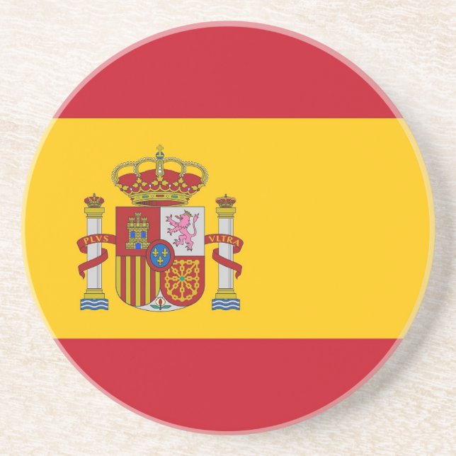 Underlägg med Flagga Spanien (Framsidan)