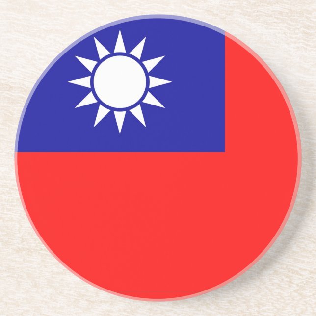 Underlägg med Flagga Taiwan (Framsidan)