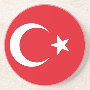 Underlägg med Flagga Turkiet