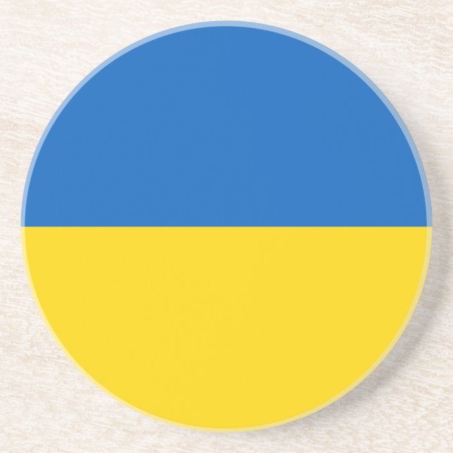Underlägg med Flagga Ukraina (Framsidan)