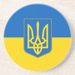 Underlägg med Flagga Ukraina