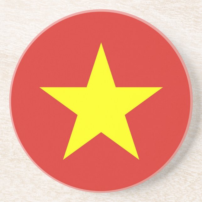 Underlägg med Flagga Vietnam (Framsidan)