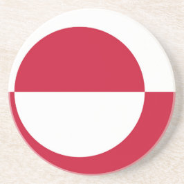 Underlägg med Grönlands Flagga
