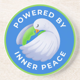 Underlägg med Inner Peace Dove Sandstone