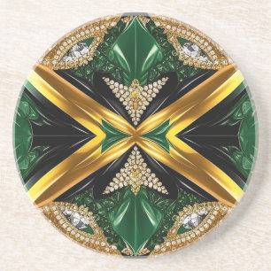 Underlägg med Jamaican Färg Design