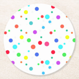 Underlägg med Lots O'Spots Papper Rund
