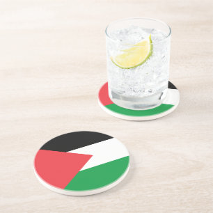 Underlägg med Palestinas Flagga