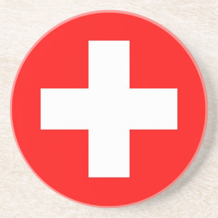 Underlägg med Schweiz Flagga