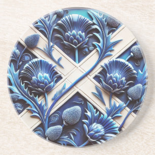 Underlägg med Scottish Thistles Design