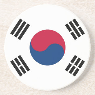 Underlägg med Sydkoreas Flagga