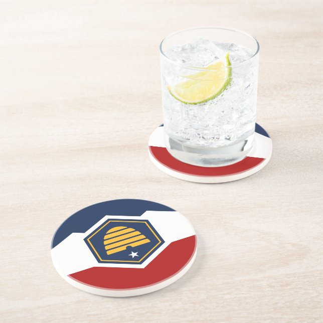 Underlägg med Utahs flagga, USA (Sidan)