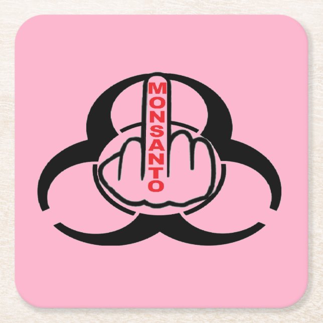 Underlägg Monsanto Bio  Flip Papper Kvadrat (Framsidan)