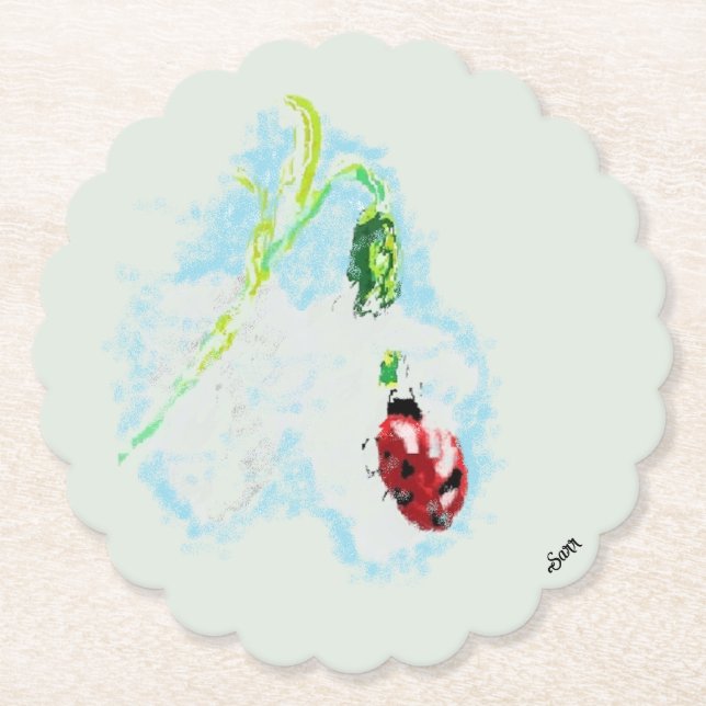 Underlägg: Nordamerikanska blomman Underlägg Papper (Framsida)