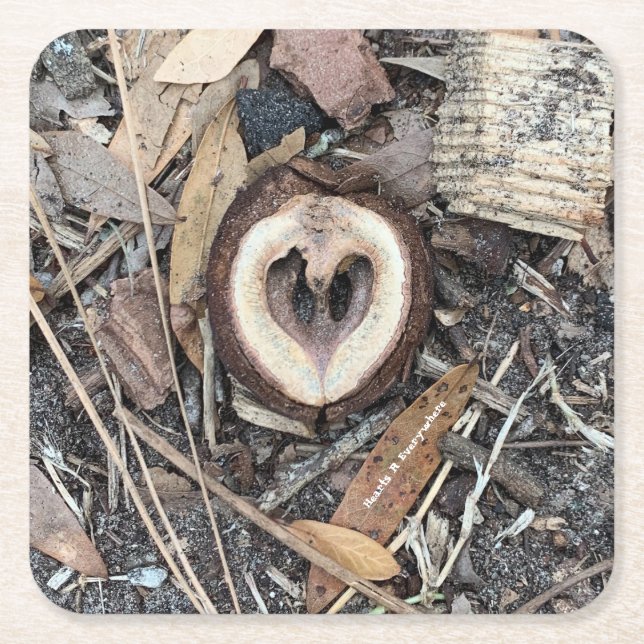 Underlägg nöt hjärta (Framsidan)