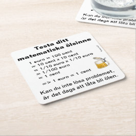 Underlägg — Ölsinne Papper Kvadrat