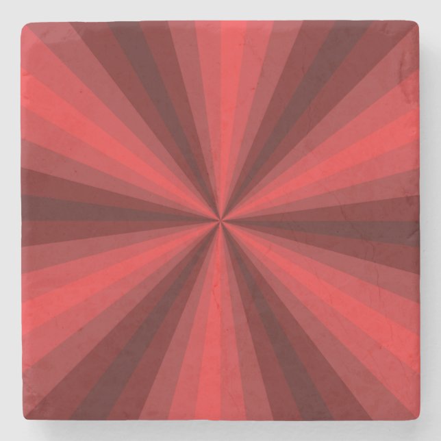Underlägg optisk Illusion Red Stone (Framsidan)