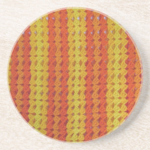 Underlägg - Orange afghan