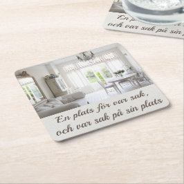 Underlägg — Ordning & reda Papper Kvadrat