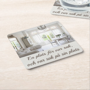 Underlägg — Ordning & reda Papper Kvadrat