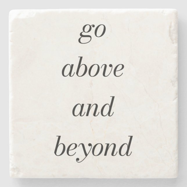 Underlägg över och bortom marmor (Framsidan)