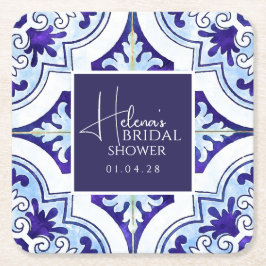 Underlägg på Sicilien Majolica Square - Lemon Them