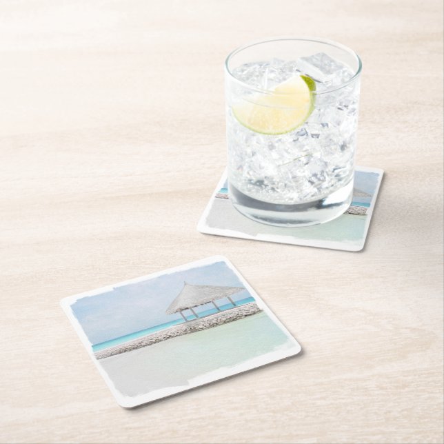 Underlägg, Papper - Papper för vattenfärgsruta för Underlägg Papper Kvadrat (Insitu)