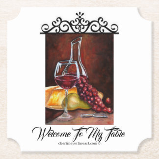 Underlägg Papprare - Välkommen till Bord