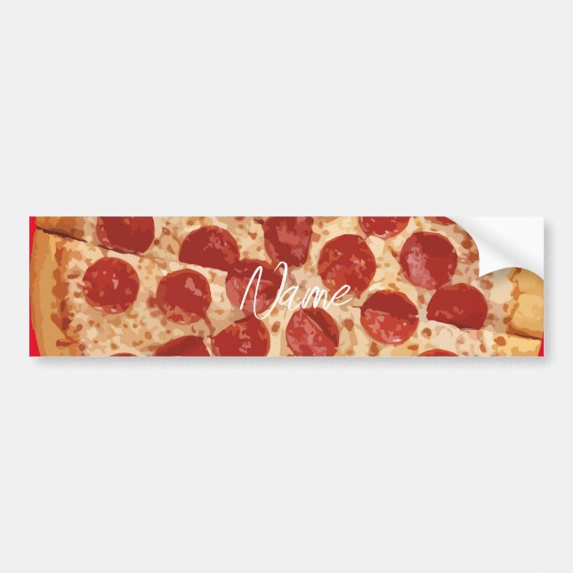 Underlägg Pepperoni Pizza Thunder_Cove Bildekal (Framsidan)