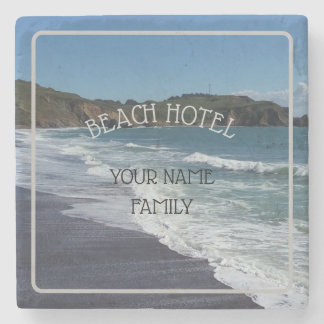 Underlägg personlig Beach Hotel Decor Stone