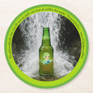 Underlägg — Pilsner Papper Rund