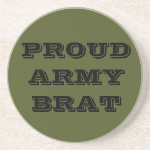 Underlägg Proud Army Brat Sandsten