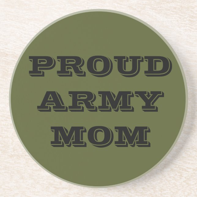 Underlägg Proud Army Mamma (Framsidan)