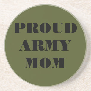 Underlägg Proud Army Mamma Sandsten