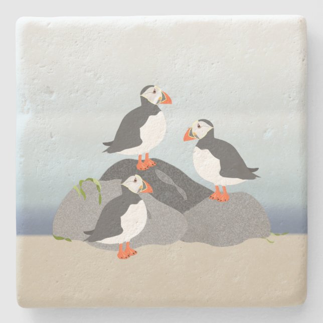 Underlägg Puffins Stone (Framsidan)