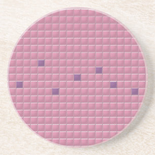 Underlägg - Rosa Square Mosaic Sandsten