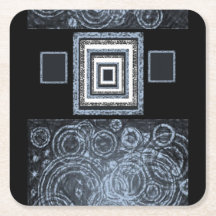 underlägg rosa svart