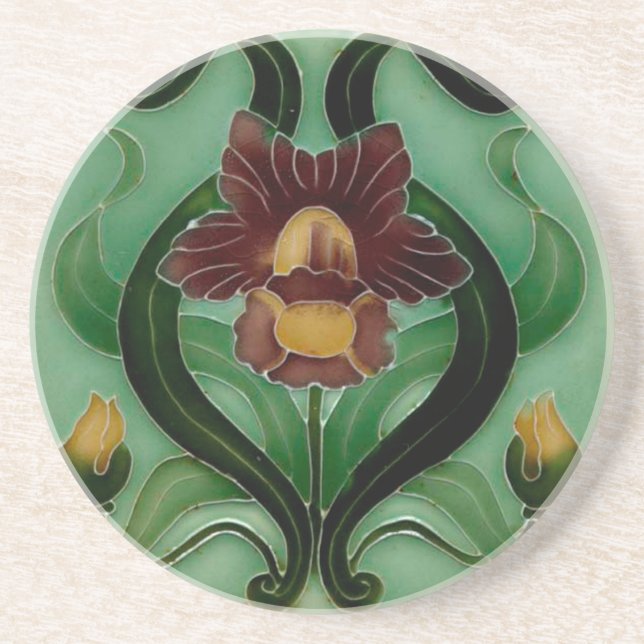 underlägg sandsten Underlägg Art nouveau (Framsidan)